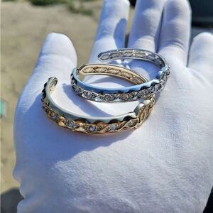 Gold and Silver Women's bangle